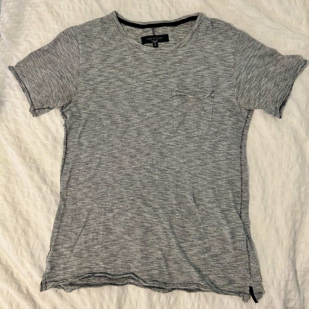Rag & Bone Gray Short Sleeve T-Shirt